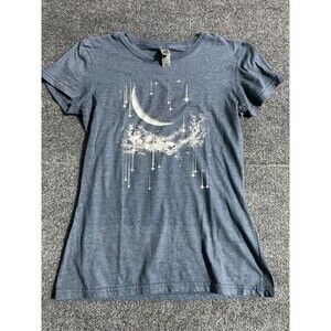 Instant Message Falling Starts Shirt Women's S Short Sleeve Graphic Tee